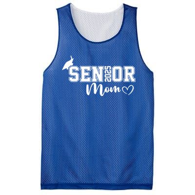 Proud Mom Cute Heart Graduate Senior 2025 Graduation Gift Mesh Reversible Basketball Jersey Tank