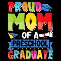 Proud Mom Class Of 2025 Preschool Pre-K Graduate Graduation Cooling Performance Crew T-Shirt
