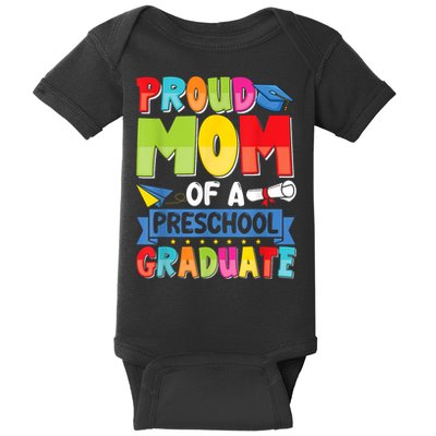 Proud Mom Class Of 2025 Preschool Pre-K Graduate Graduation Baby Bodysuit