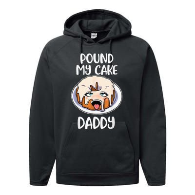 Pound My Cake Daddy Performance Fleece Hoodie