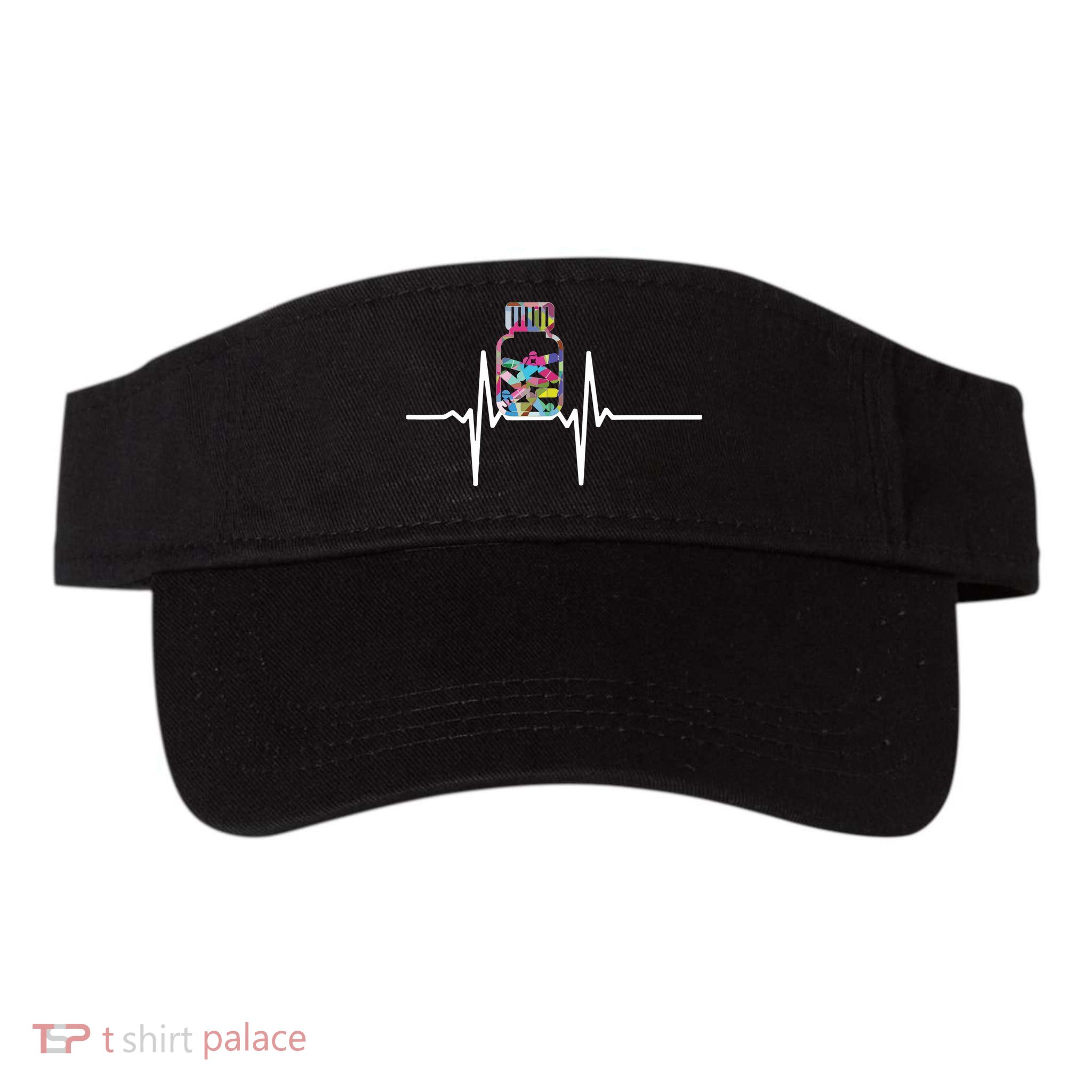Pharmacist Medical Chemist Pharmacy Heartbeats Meds Visor