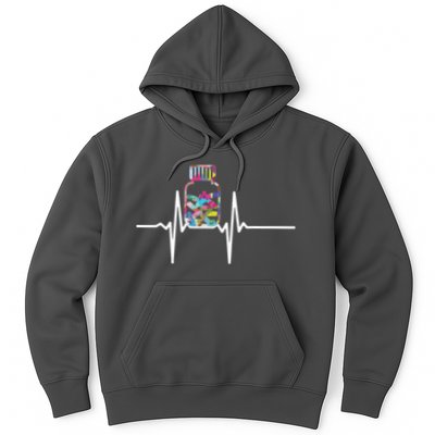 Pharmacist Medical Chemist Pharmacy Heartbeats Meds Hoodie