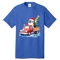 Penguin Merry Christmas Tree Truck Uglx Xmas Gift Tall T-Shirt