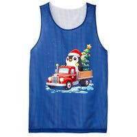 Penguin Merry Christmas Tree Truck Uglx Xmas Gift Mesh Reversible Basketball Jersey Tank