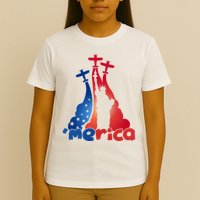 Patriotic Merica Classic Airplane Airshow Statue Of Liberty T-Shirt