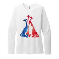 Patriotic Merica Classic Airplane Airshow Statue Of Liberty Womens CVC Long Sleeve Shirt