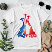 Patriotic Merica Classic Airplane Airshow Statue Of Liberty Premium T-Shirt