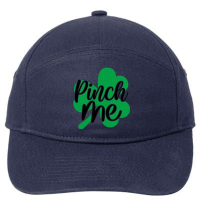 Pinch Me Clover St Patricks Day 7-Panel Snapback Hat