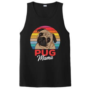 Pug Mama Cute Dog Mom Funny Gift PosiCharge Competitor Tank