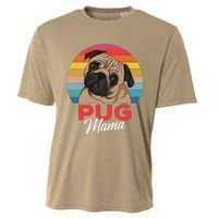 Pug Mama Cute Dog Mom Funny Gift Cooling Performance Crew T-Shirt