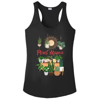 Plant Mama Crazy Plant Lady Mom Indoor Flower Floral Garden Ladies PosiCharge Competitor Racerback Tank