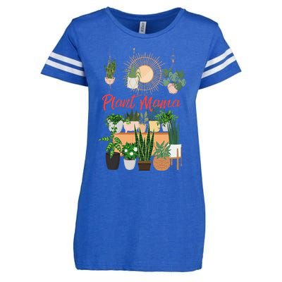 Plant Mama Crazy Plant Lady Mom Indoor Flower Floral Garden Enza Ladies Jersey Football T-Shirt