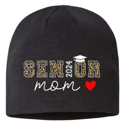 Proud Mom Class of 2024 Senior Graduate mothers day 24 grad Sustainable Beanie