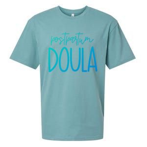 Postpartum Midwife Doula Delivery Labor Coach Cute Gift Sueded Cloud Jersey T-Shirt