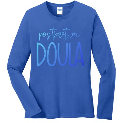 Postpartum Midwife Doula Delivery Labor Coach Cute Gift Ladies Long Sleeve Shirt