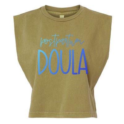 Postpartum Midwife Doula Delivery Labor Coach Cute Gift Garment-Dyed Women's Muscle Tee