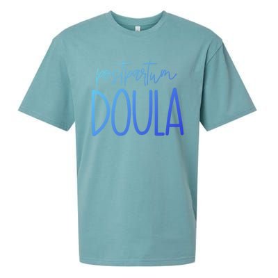 Postpartum Midwife Doula Delivery Labor Coach Cute Gift Sueded Cloud Jersey T-Shirt