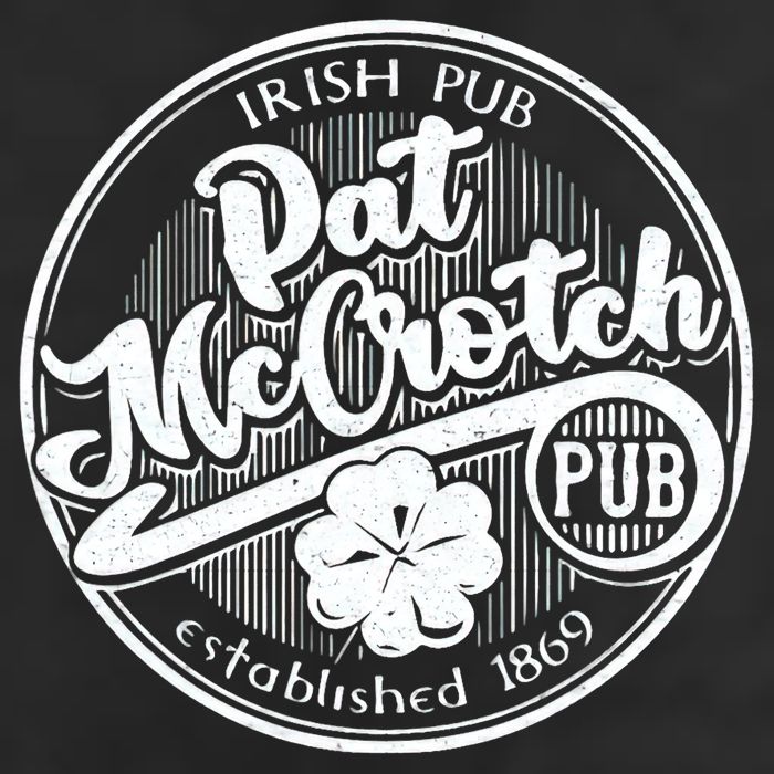 PAT McCROTCH Dirty Adult Irish ST PATRICKS DAY 7 Panel Mesh Trucker Snapback Hat