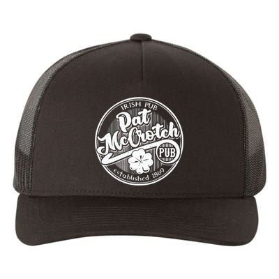 PAT McCROTCH Dirty Adult Irish ST PATRICKS DAY Yupoong Adult 5-Panel Trucker Hat