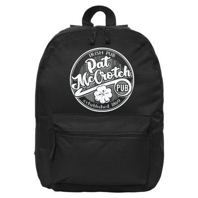 PAT McCROTCH Dirty Adult Irish ST PATRICKS DAY 16 in Basic Backpack
