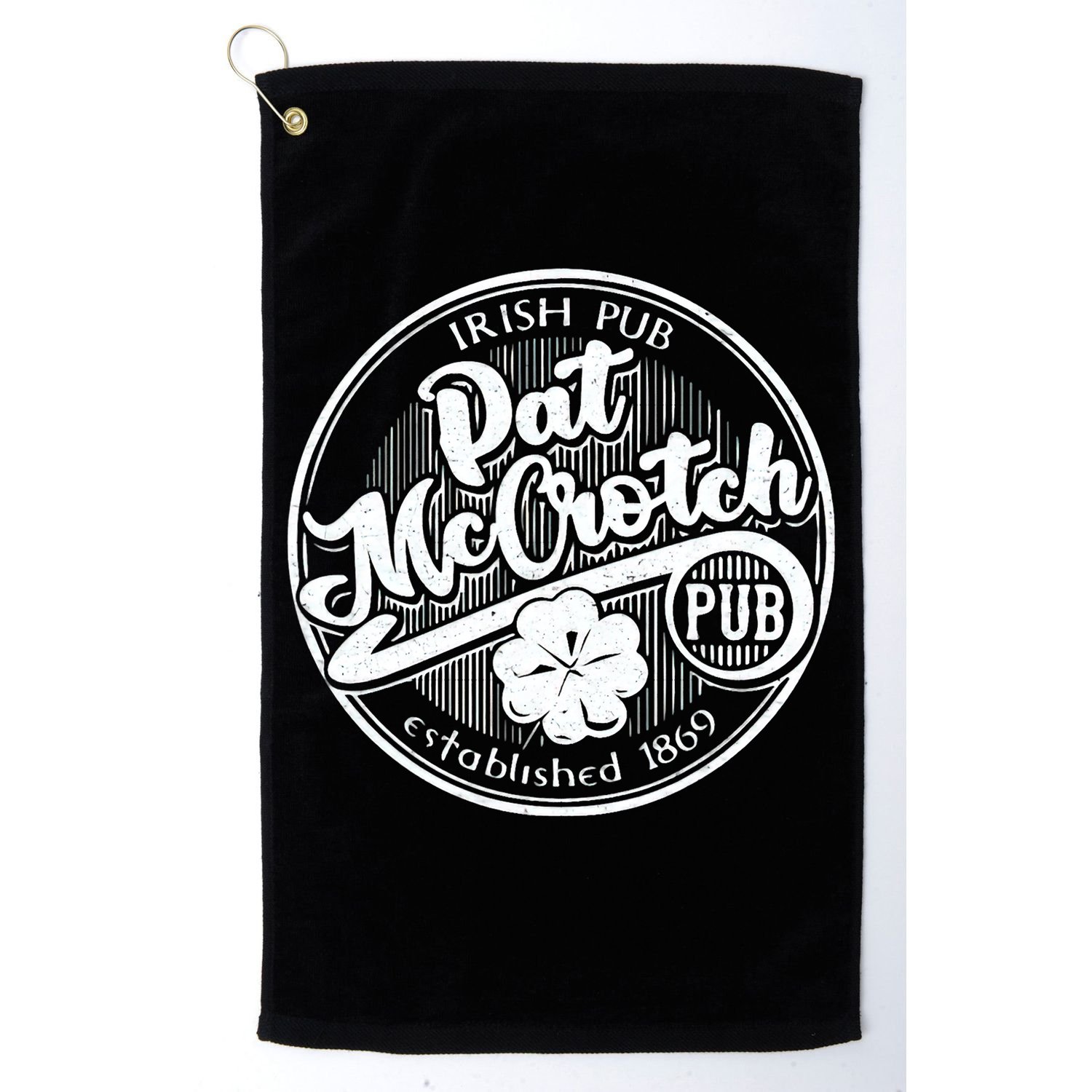 PAT McCROTCH Dirty Adult Irish ST PATRICKS DAY Golf Towel