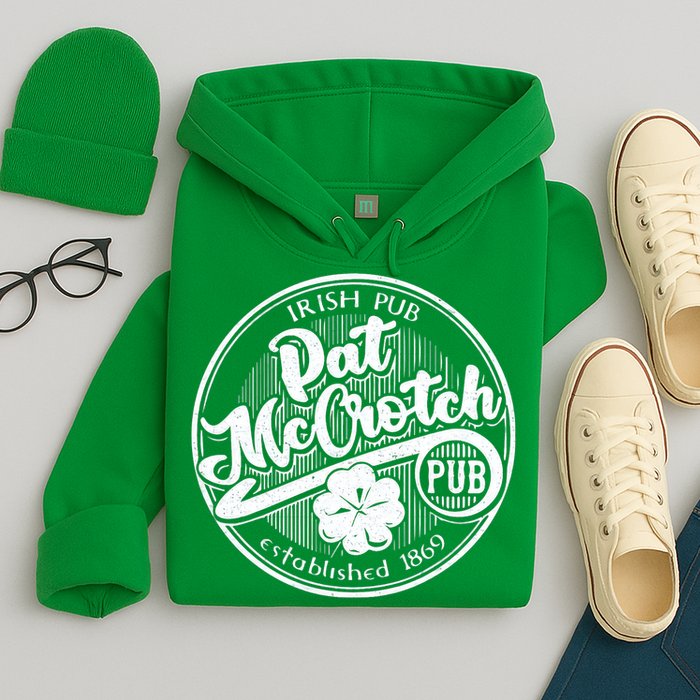 PAT McCROTCH Dirty Adult Irish ST PATRICKS DAY Hoodie
