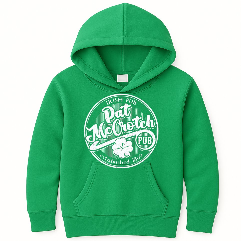 PAT McCROTCH Dirty Adult Irish ST PATRICKS DAY Kids Hoodie