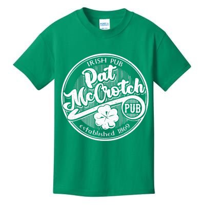 PAT McCROTCH Dirty Adult Irish ST PATRICKS DAY Kids T-Shirt