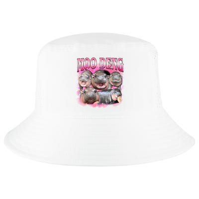 Pink Moo Deng Meme Hippo Funny Cool Comfort Performance Bucket Hat