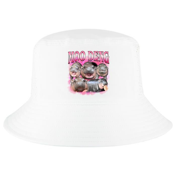 Pink Moo Deng Meme Hippo Funny Cool Comfort Performance Bucket Hat