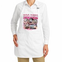 Pink Moo Deng Meme Hippo Funny Apron