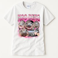 Pink Moo Deng Meme Hippo Funny Tall T-Shirt