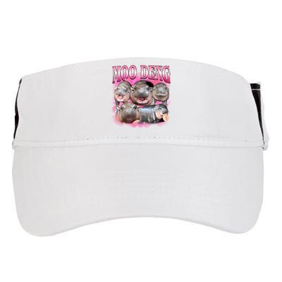 Pink Moo Deng Meme Hippo Funny Adult Drive Performance Visor
