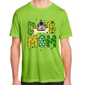 Pekingese Mom Dog Mom Shamrock St Patrick's Day Funny Gift Adult ChromaSoft Performance T-Shirt