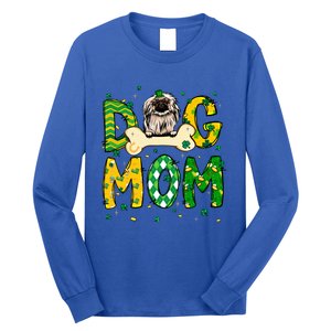 Pekingese Mom Dog Mom Shamrock St Patrick's Day Funny Gift Long Sleeve Shirt