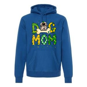 Pekingese Mom Dog Mom Shamrock St Patrick's Day Funny Gift Premium Hoodie