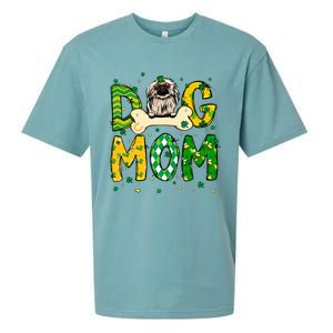 Pekingese Mom Dog Mom Shamrock St Patrick's Day Funny Gift Sueded Cloud Jersey T-Shirt