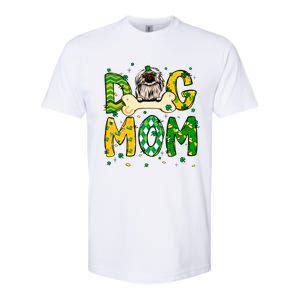 Pekingese Mom Dog Mom Shamrock St Patrick's Day Funny Gift Softstyle CVC T-Shirt