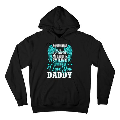 Proud My Daddy In Heaven Happy Father's Day Proud Of Daddy Hoodie