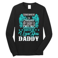 Proud My Daddy In Heaven Happy Father's Day Proud Of Daddy Long Sleeve Shirt