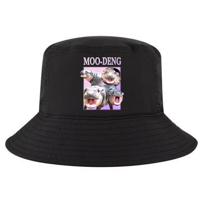 Purple Moo Deng Meme Hippo Funny Cool Comfort Performance Bucket Hat