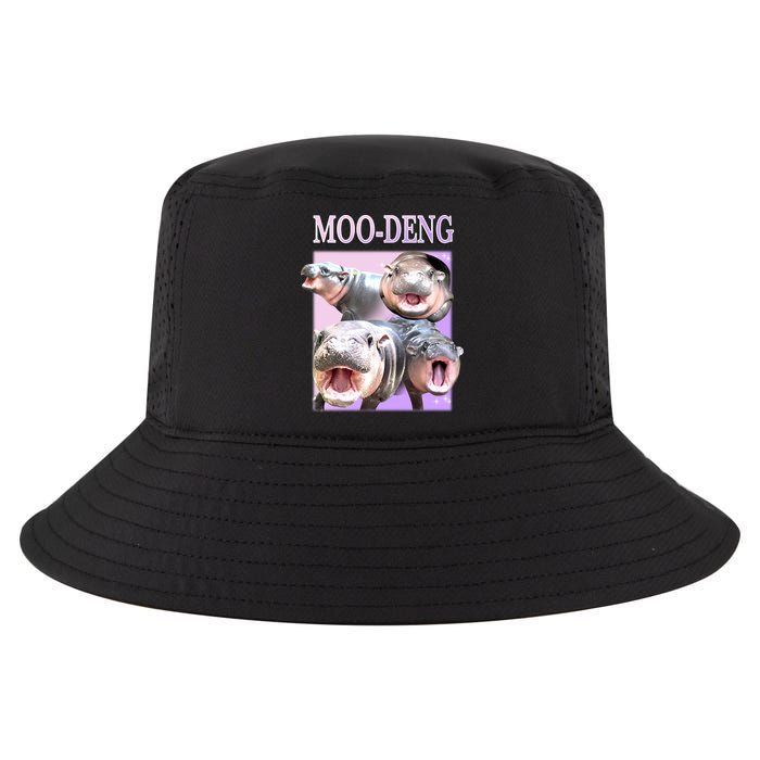 Purple Moo Deng Meme Hippo Funny Cool Comfort Performance Bucket Hat