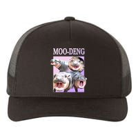 Purple Moo Deng Meme Hippo Funny Yupoong Adult 5-Panel Trucker Hat