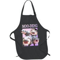 Purple Moo Deng Meme Hippo Funny Apron