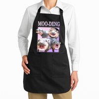 Purple Moo Deng Meme Hippo Funny Apron