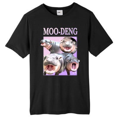 Purple Moo Deng Meme Hippo Funny Tall Fusion ChromaSoft Performance T-Shirt