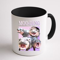 Purple Moo Deng Meme Hippo Funny Mug