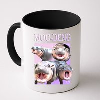 Purple Moo Deng Meme Hippo Funny Mug