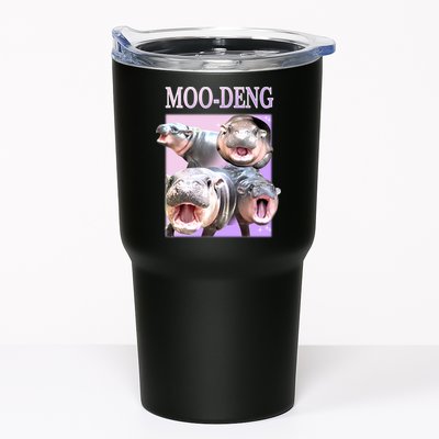 Purple Moo Deng Meme Hippo Funny Tumbler
