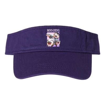 Purple Moo Deng Meme Hippo Funny Visor